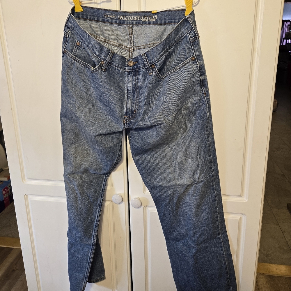Old Navy Light Blue Men's Relaxed Jeans